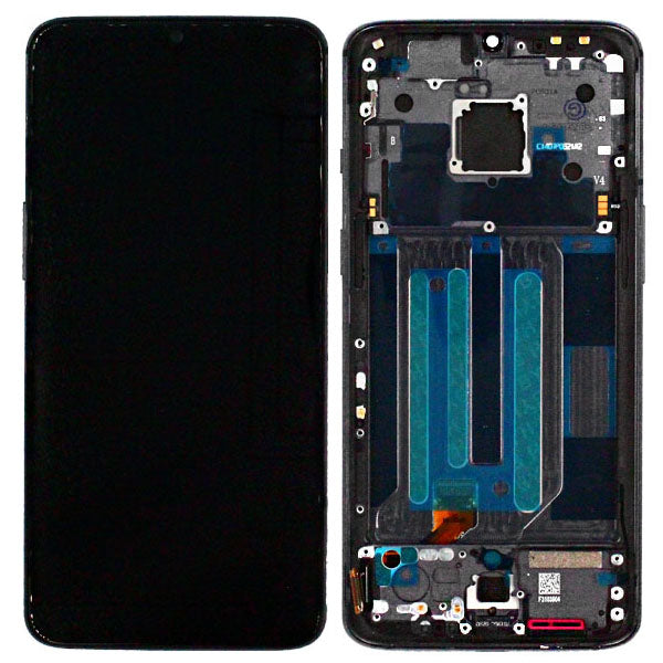 Écran LCD + écran tactile + Cadre - OnePlus 7 (GM1901) Midnight Black