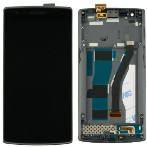 Écran LCD + écran tactile + Cadre - OnePlus One Noir