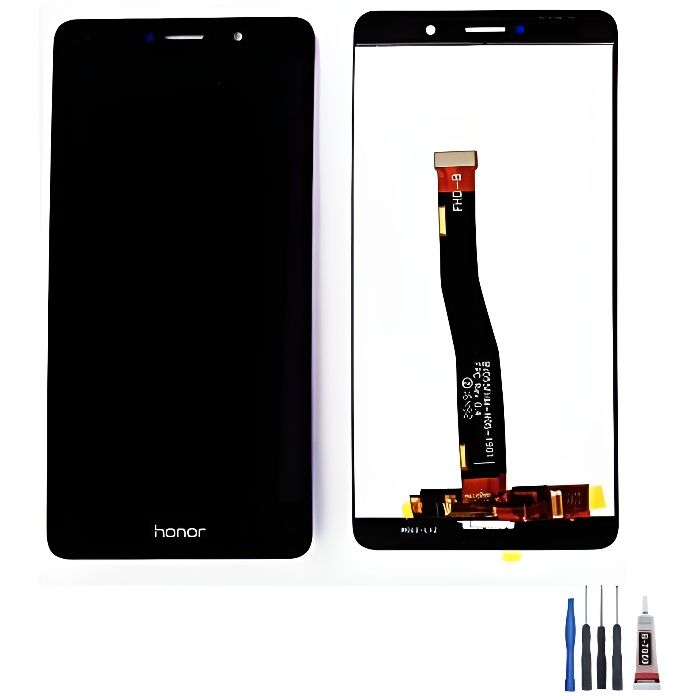 ORIGINAL (Sans châssis) Ecran LCD NOIR HONOR 6X