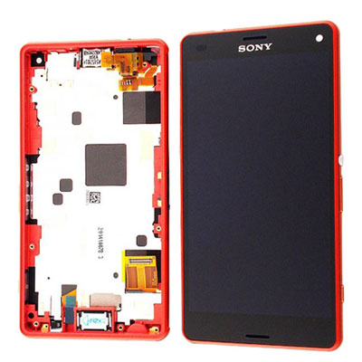 Écran LCD + écran tactile + Cadre Sony Xperia Z3 Compact (D5803) Rouge