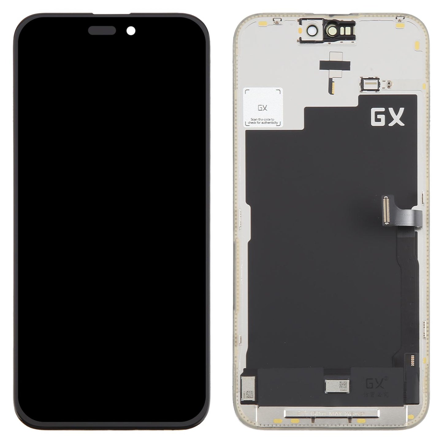 GX SOFT OLED ÉCRAN LCD IPHONE 15 PRO MAX NOIR