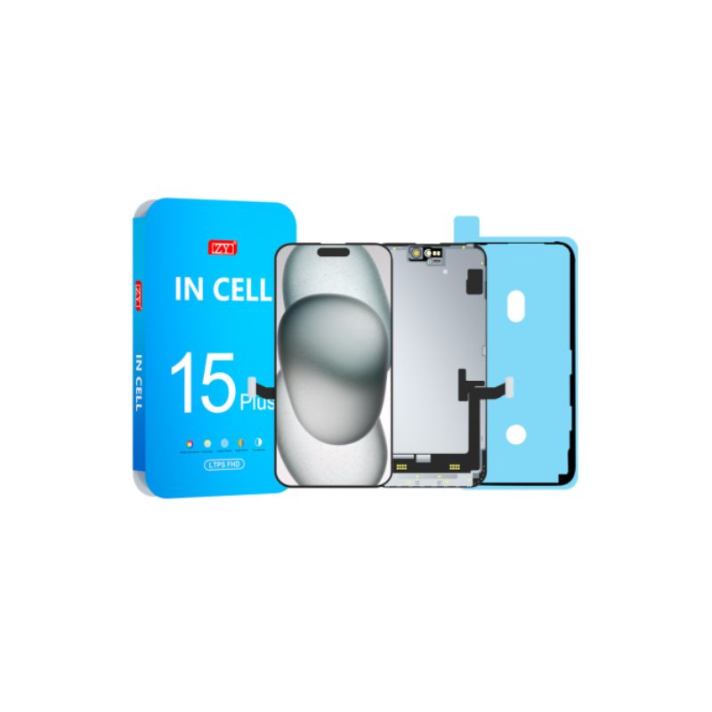 ZY INCELL FHD 1080P - 120 Hz (LTPS) ÉCRAN LCD IPHONE 15 PLUS NOIR
