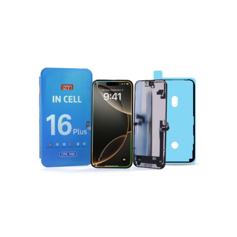 ZY FHD/ LTPS INCELL ÉCRAN LCD IPHONE 16 PLUS NOIR