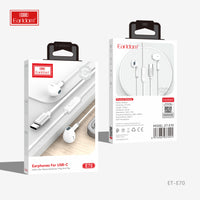 Écouteurs Earldom E58 noirs, confortables à porter