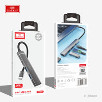 Earldom Hub USB 4 ports, répartiteur USB 2.0 haute vitesse, Plu &amp; Play, HUB13 Noir