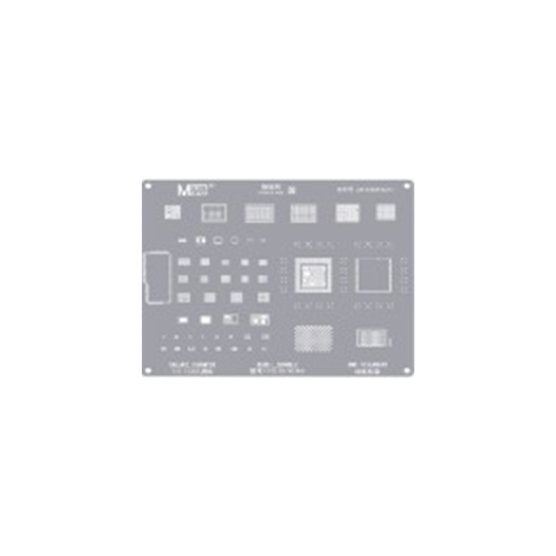 Gabarit de rebillage BGA argenté pour iPhone XS/XR/XS Max