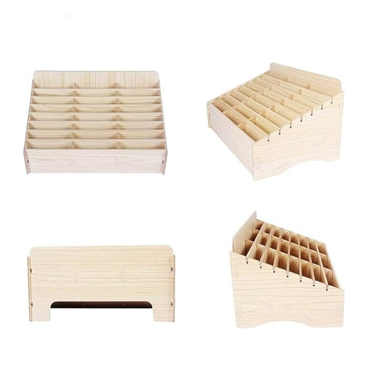 Wooden Storage Box 24 Grid
