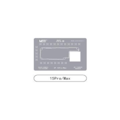 Silver BGA Reballing Stencil Template For iPhone 15P/15PM