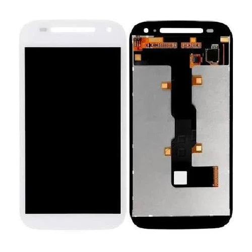 ORIGINAL (Sans chssis) ÉCRAN LCD Motorola E 4G (2nd generation) (2015) Blanc