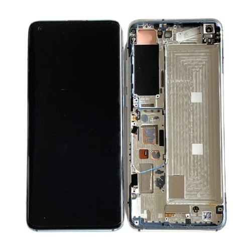 ORIGINAL (Avec châssis) ÉCRAN LCD Mi 10S 5G (C-VERSION) Blanc perle
