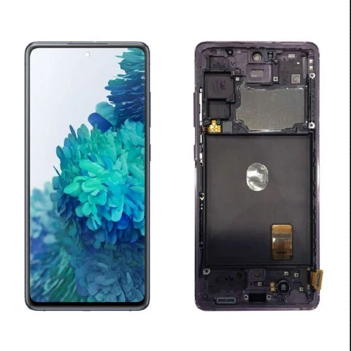 OLED (Avec châssis) ECRAN LCD S20 FE 4G/5G (G780F / G871B/V/U) Nuage Marine Bleu / Noir