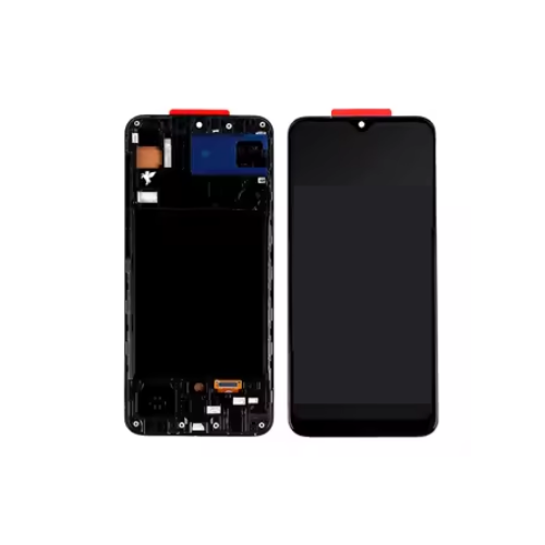 INCELL (Avec châssis) Écran LCD Noir Prisme Crush Samsung Galaxy A30S (A307F)