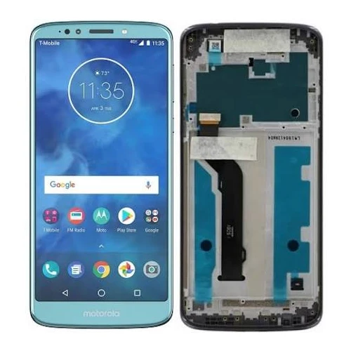 ORIGINAL (Avec chssis) ÉCRAN LCD Motorola E5 Plus (2018) Bleu