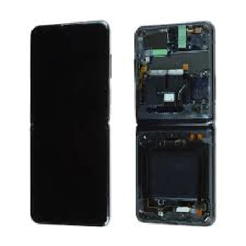ORIGINAL Reconditionné (Interne) (Avec Châssis) ÉCRAN LCD SAMSUNG GALAXY Z FILP 5G (F707U) Gris mystique