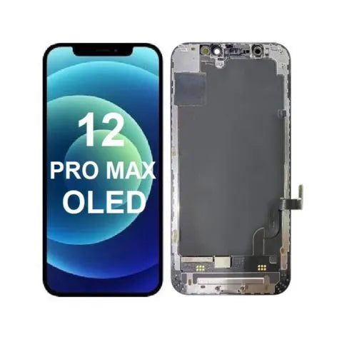 OEM (Hard Oled) -Diagnostic-affiche pièce d'Origine Écran LCD iPhone 12 PRO MAX Noir