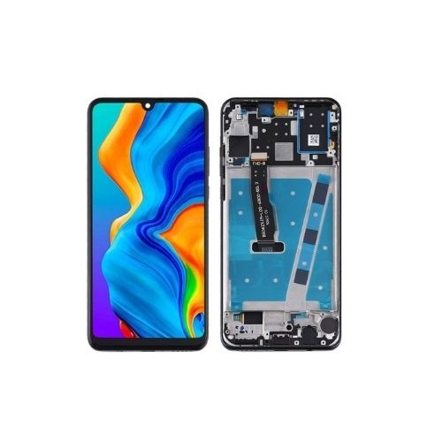 ORIGINAL (Avec châssis) Écran LCD NOIR Huawei NOVA 4e