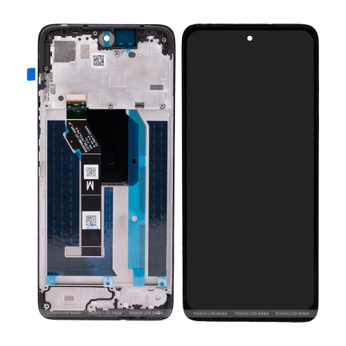 SERVICE PACK (Avec chssis) ÉCRAN LCD Motorola G57 5G (2025) Limonade rose