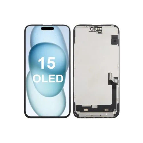 OEM (Soft Oled) -Diagnostic-affiche pièce d'Origine Écran LCD iPhone 15 Noir