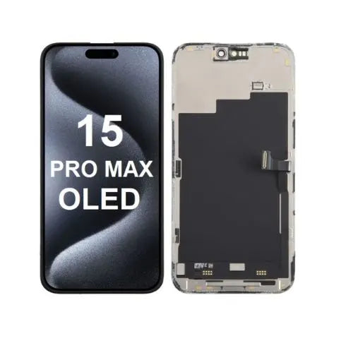 OEM (Soft Oled) -Diagnostic-affiche pièce d'Origine Écran LCD iPhone 15 PRO MAX Noir
