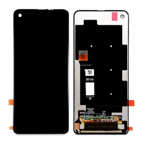 ORIGINAL (Avea châssis) ÉCRAN LCD Motorola One Action (2019) Blanc perle