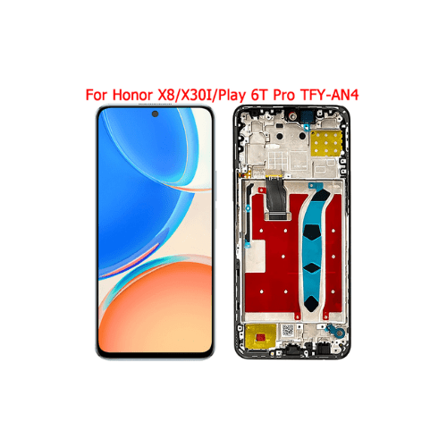 ORIGINAL (Avec châssis) LCD NOIR HONOR X8C 4G