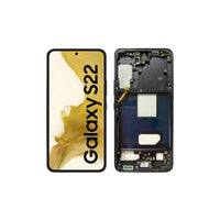 OLED (Avec châssis) ECRAN Complet LCD Noir Galaxy S22 5G (S901B)
