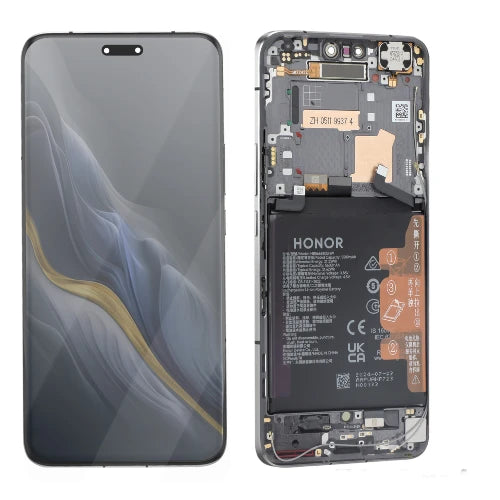 ORIGINAL Reconditionné (Interne) (Avec Châssis) ÉCRAN LCD HONOR MAGIC V6 5G NOIR