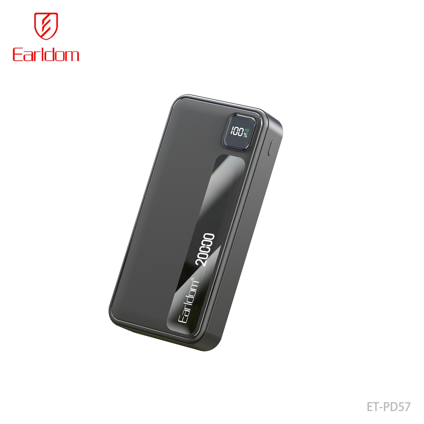Earldom 20000mAh Big capacity metal Power bank Black ET-PD57