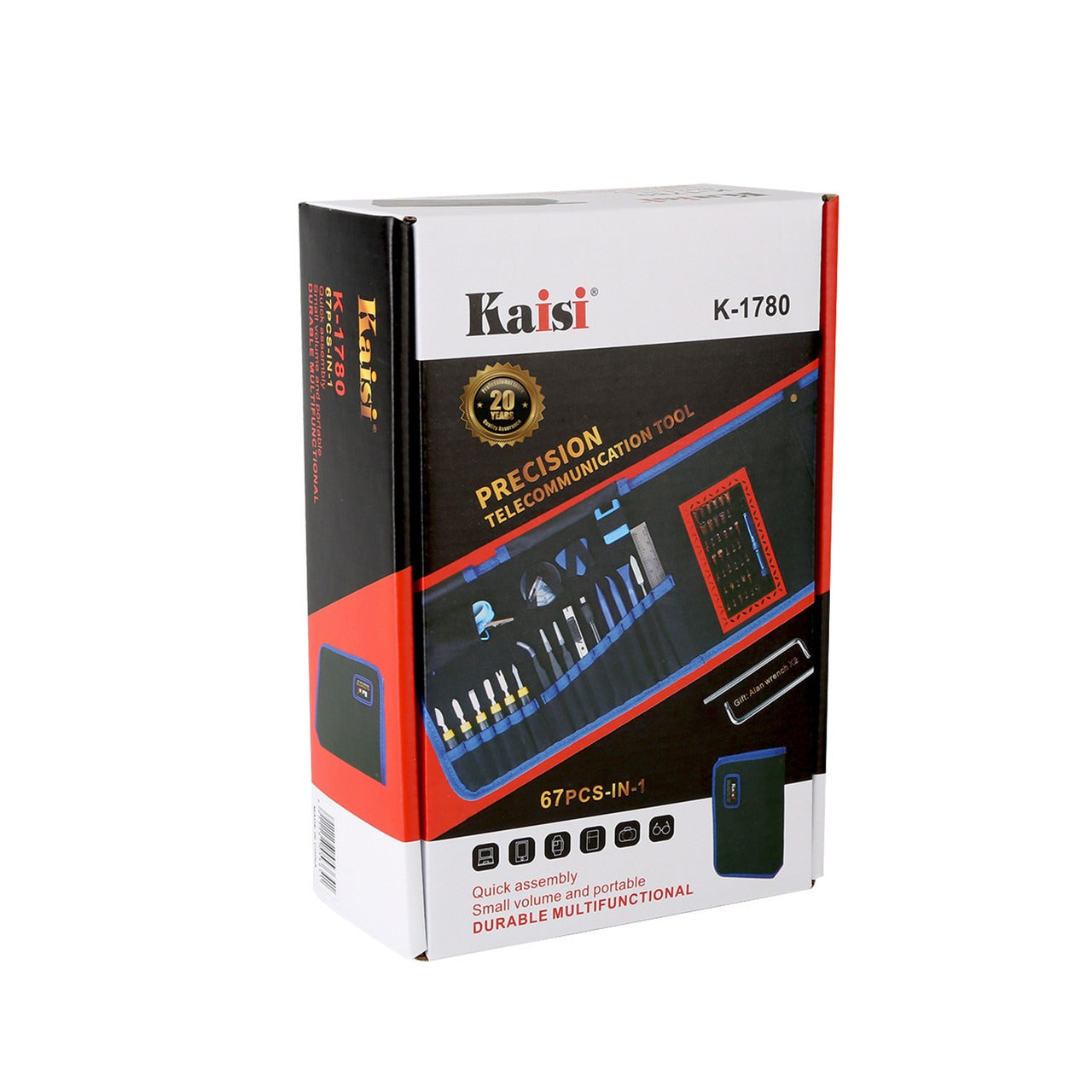 Kaisi K-1780 Jeu d'outils de tournevis