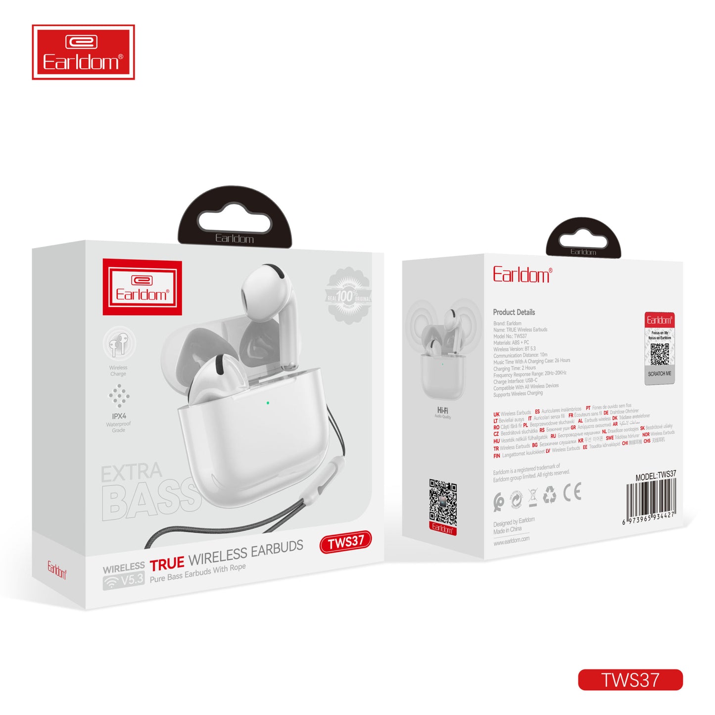 Microphone sans fil Earldom MC8C Noir, un microphone polyvalent pour de multiples usages.