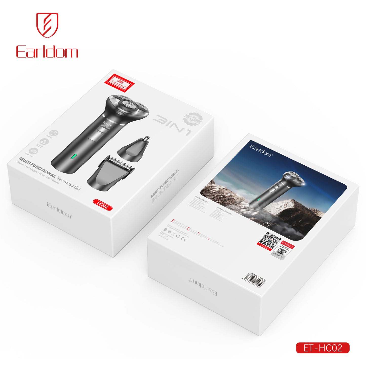 Souris télécommandée Earldom Air 2,4 GHz sans fil RM01 noire