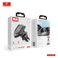 Support magnétique de voiture Earldom noir (EH220) pour grille d'aération