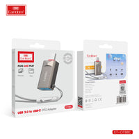 Adaptateur Earldom USB 3.0 vers OTG 8 broches OT87L Noir