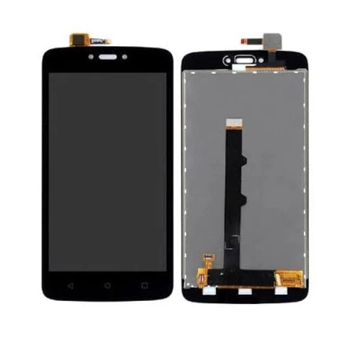 ORIGINAL (Sans châssis) ÉCRAN LCD Motorola C 4G (2017) Or