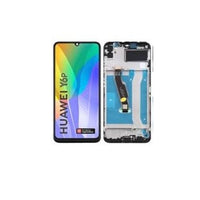 ORIGINAL (Avec châssis) Écran LCD NOIR Huawei Y6P 2020