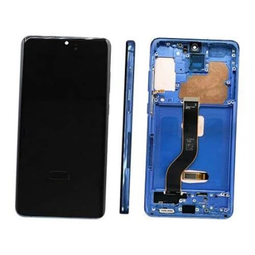 OLED (Avec châssis) ECRAN LCD SAMSUNG GALAXY S20 PLUS 4G/5G (G985F / G986B/U) Nuage bleu