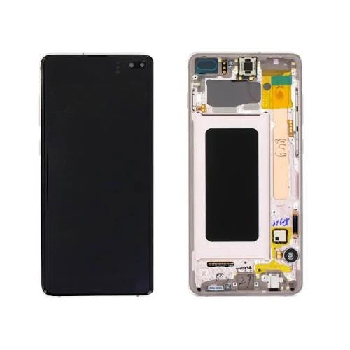 OLED (Avec châssis) ECRAN LCD SAMSUNG GALAXY S10 PLUS (G975F/U) Ceramic Blanc
