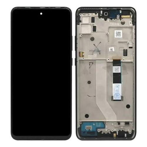 SERVICE PACK (Avec châssis) ÉCRAN LCD Motorola One 5G ACE (2021)/One 5G UW ACE (2021)  Noir/Gris volcanique