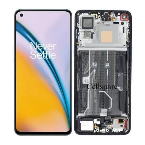 INCELL (Sans châssis) Écran LCD OnePlus Nord 2 5G NOIR/Sierra grise