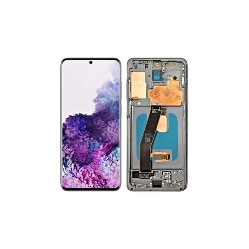 OLED (US Version) (Avec châssis) Ecran Complet LCD Gris Galaxy S20 (G981B)