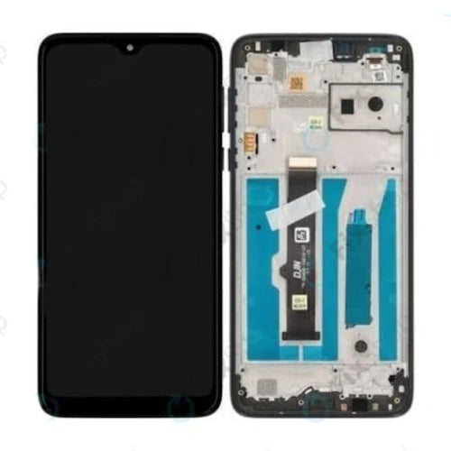 ORIGINAL (Sans châssis) ÉCRAN LCD Motorola One Macro (2019) Noir/Bleu espace