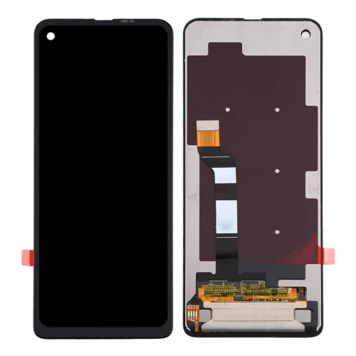 SERVICE PACK (Avec châssis) ÉCRAN LCD Motorola One Action (2019) Noir/Bleu jean