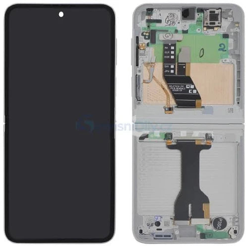 SERVICE PACK (Interne) (Avec Châssis) ECRAN LCD SAMSUNG Z FILP 7 FE 5G (F761B) Blanc
