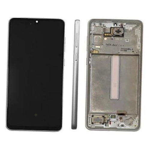 SERVICE PACK (Avec châssis) Écran LCD Samsung Galaxy A33 5G (A336B) Blanc Génial