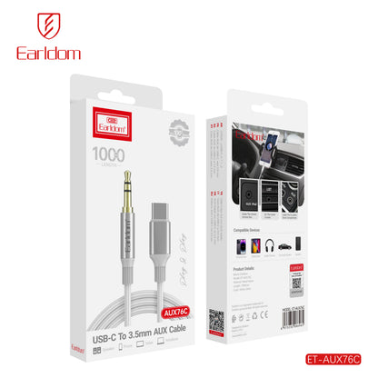 Earldom USB-C to 3.5mm Aux Cable ET-AUX76C
