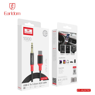 Earldom USB-C to 3.5mm Aux Cable ET-AUX76C
