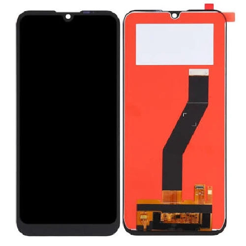SERVICE PACK (Avec chssis) ÉCRAN LCD Motorola E6i (2021) Noir