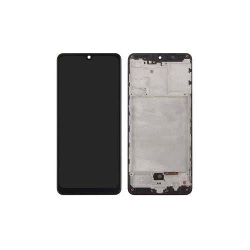 INCELL (Avec châssis) Écran LCD Samsung Galaxy A31 (A315F) Noir Prisme Crush