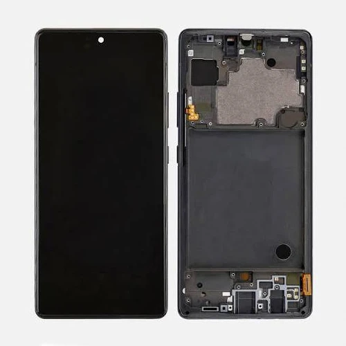 OLED (Avec châssis) Écran LCD Samsung Galaxy A71 5G (A716F/B/U) Bleu Prisme Cube