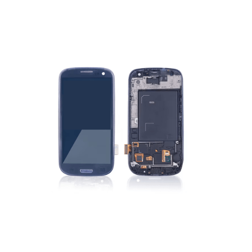 ORIGINAL Reconditionné (Avec châssis) ECRAN LCD SAMSUNG GALAXY S3 4G/3G (i9300) Gris titane